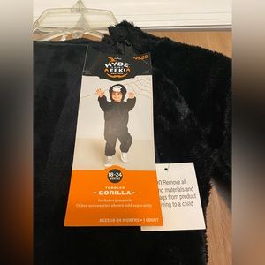Hyde and Eek gorilla Halloween costume, 18-24 months